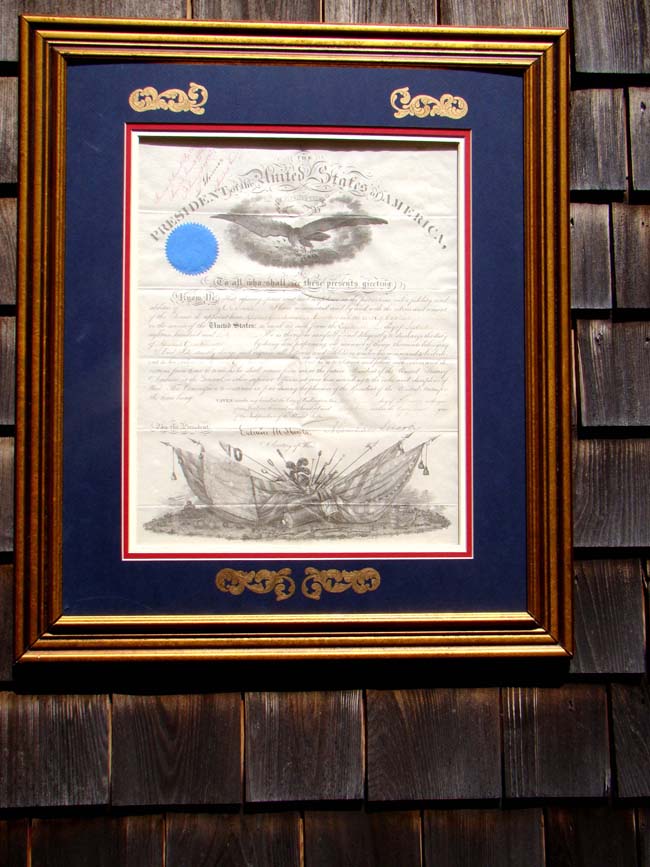 A fine framed Abraham Lincoln signed Civil War military commission dated Feb. 21, 1862 — image 3